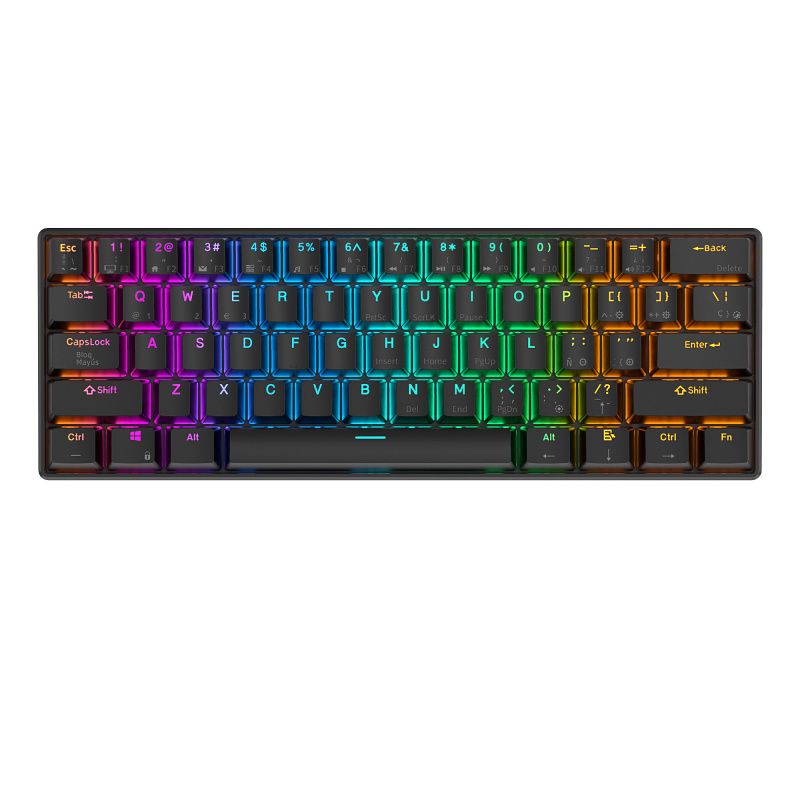 ROYAL KLUDGE - Rk royal kludge rk61 wireless wired 60 mechanical keyboard