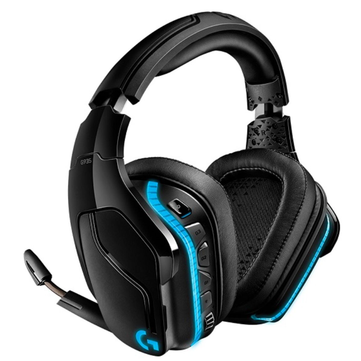 LOGITECH - Audífonos Gamer On-Ear - Logitech G935 - 7.1 - RGB - Wireless - Black
