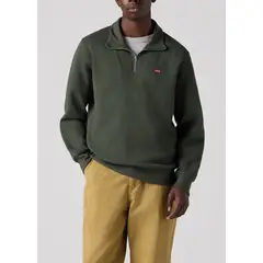 LEVIS - Polerón Hombre Core Hm 1/4 Zip Verde