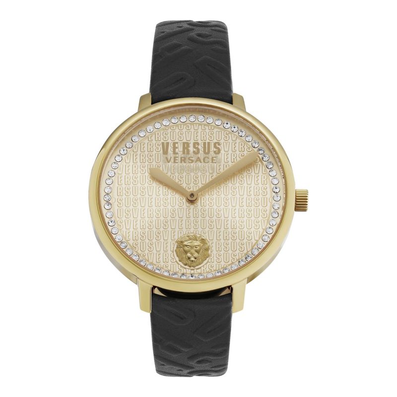 VERSACE - Reloj La Villette Crystal VSP1S3521 Versus Versace para Mujer en Negro