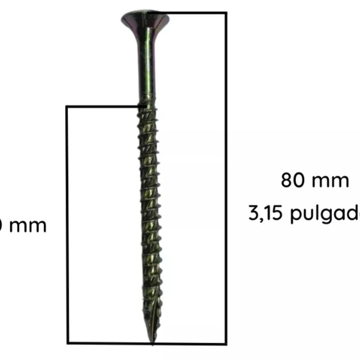 GENERICO - Tornillo Turbo Screw #14(6) 80/60 X 100 Unds