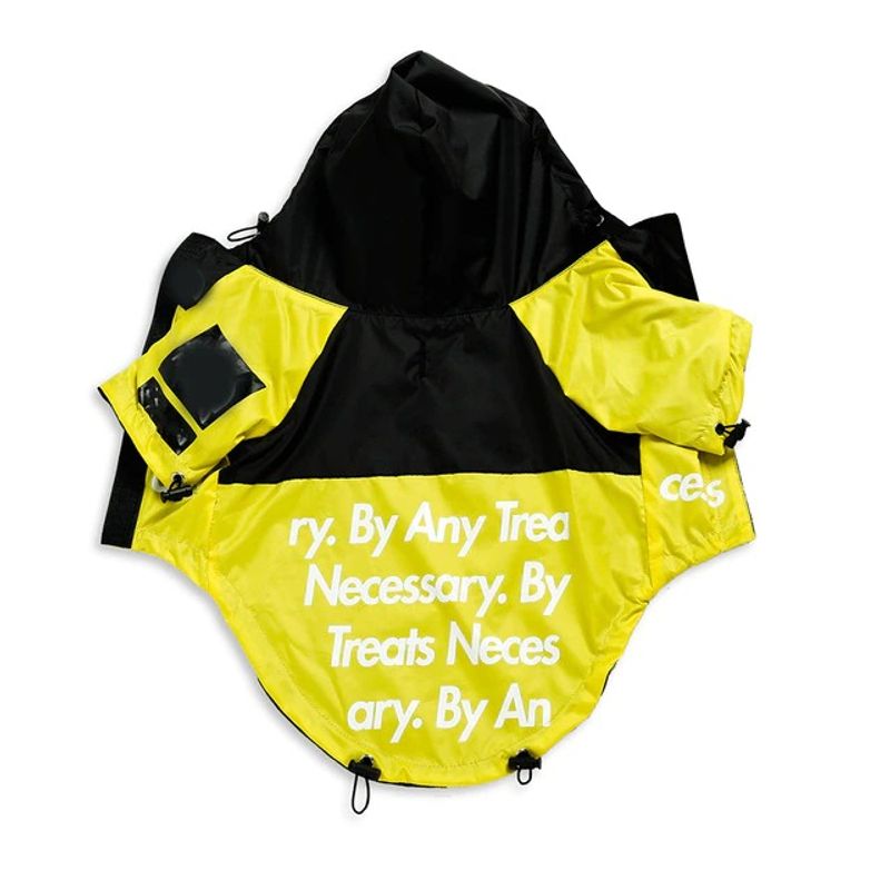 GENERICO - Parka Chaqueta Impermeable Cortaviento Perro 2XL - Amarillo