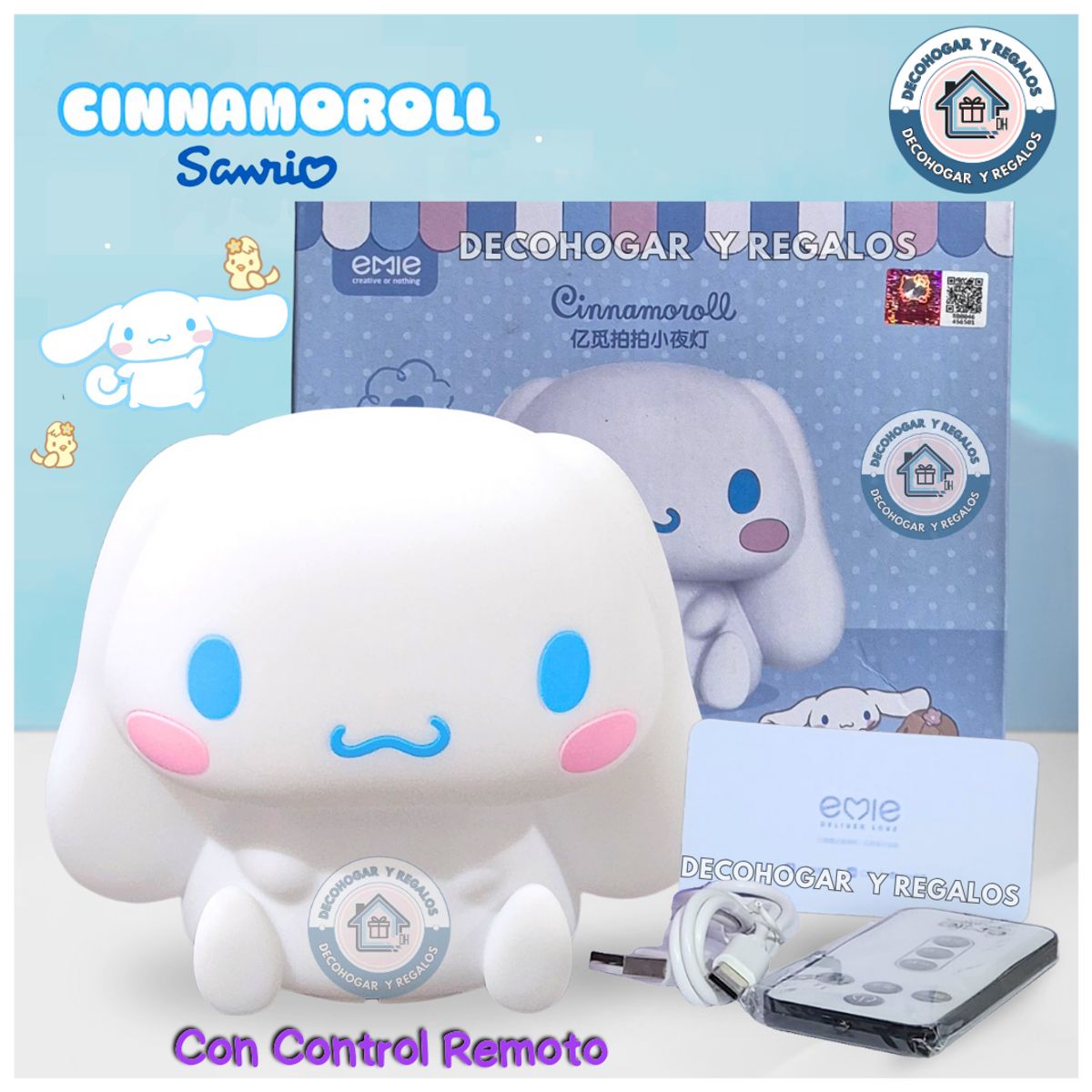 GENERICO - Lámpara Led Kawaii Niños Luz Nocturna de Silicona Infantil