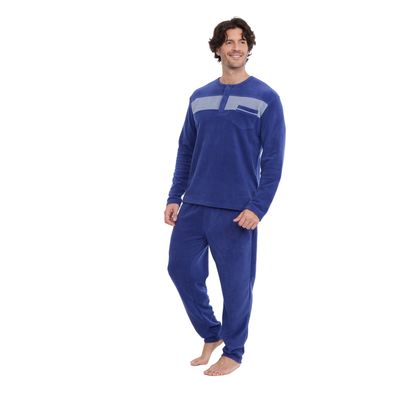 Imagen 1 del producto COD 3136 PIJAMA POLAR FRANJAS