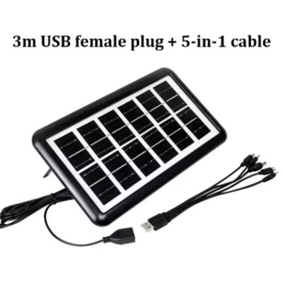 Imagen 2 del producto Panel Solar Portátil Multifuncional Carga Usb