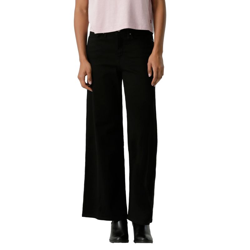 LEVIS - Jeans Mujer 318 Shaping Wide Leg Negro Levis