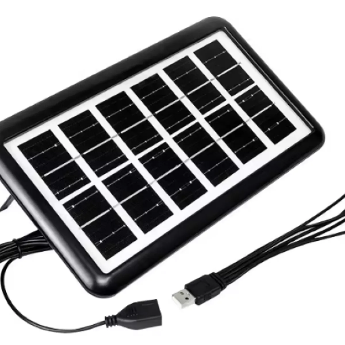 GENERICO - KIt 3 Panel Solar Portátil Multifuncional  Carga Usb
