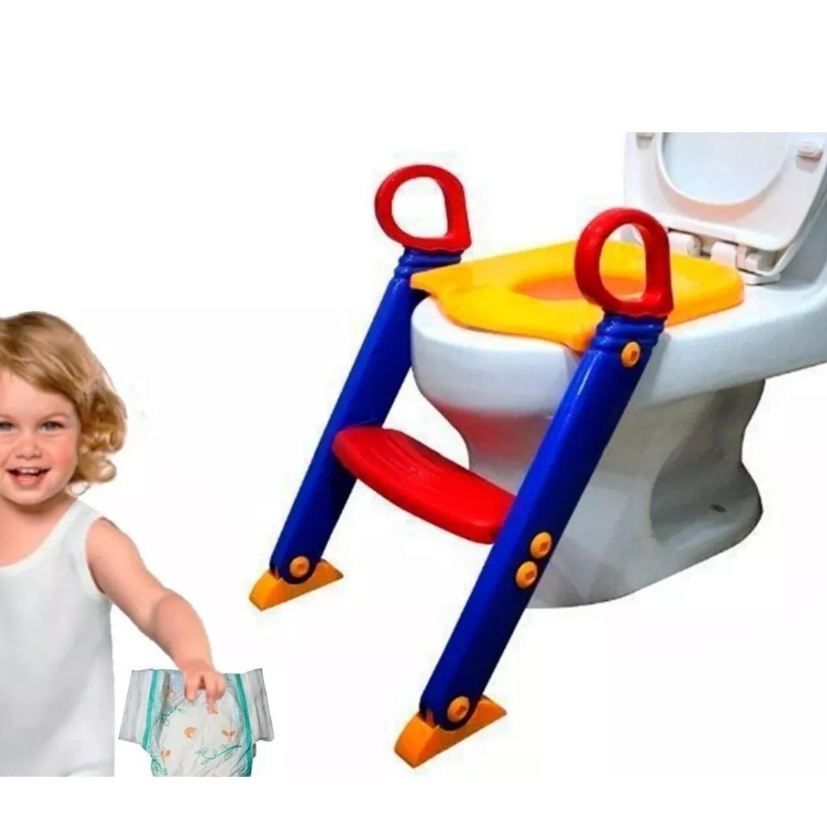 MOVI - Adaptador De Baño Con Escalera Para Niños