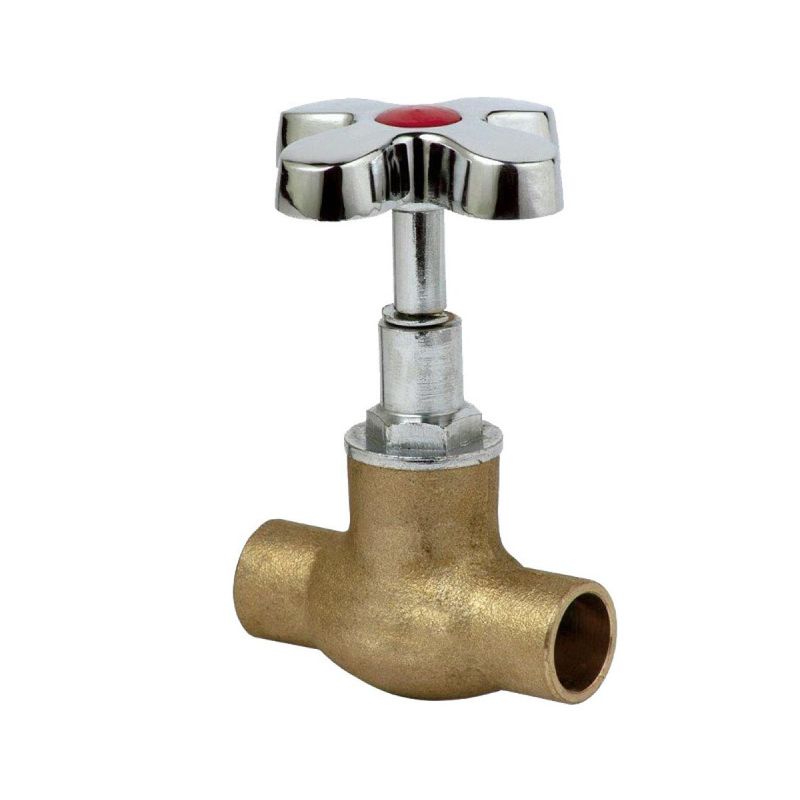 GENERICO - LLAVE PASO 12 CUERPO CROMADO TAUMM