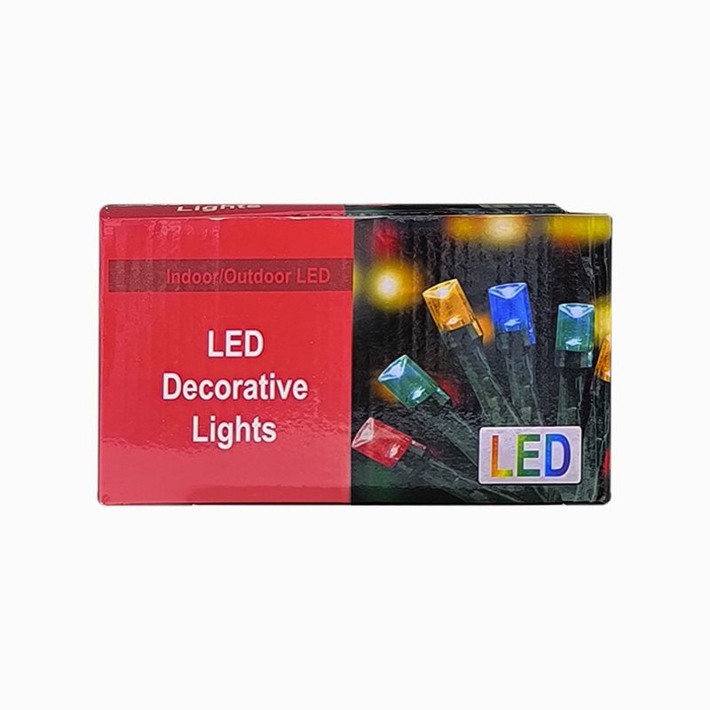 GENERICO - LUCES NAVIDEÑAS ESTILO GOTA 50 LUCES COLORES