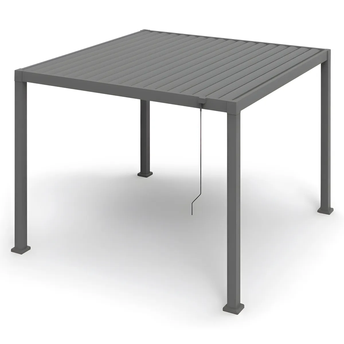 VINCENZI - Pérgola Bioclimática 3x3mts Arcadia Vincenzi + Luz Led Solar Integrada