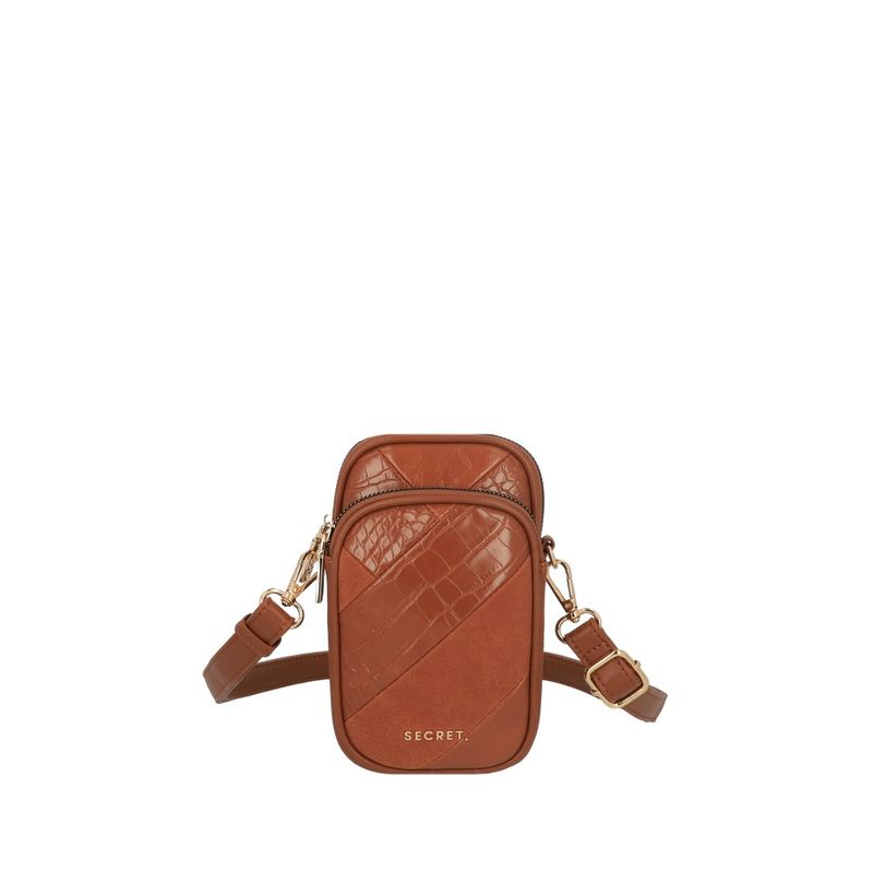 SECRET - Portacelular Secret Ede FW25 L Café Medio