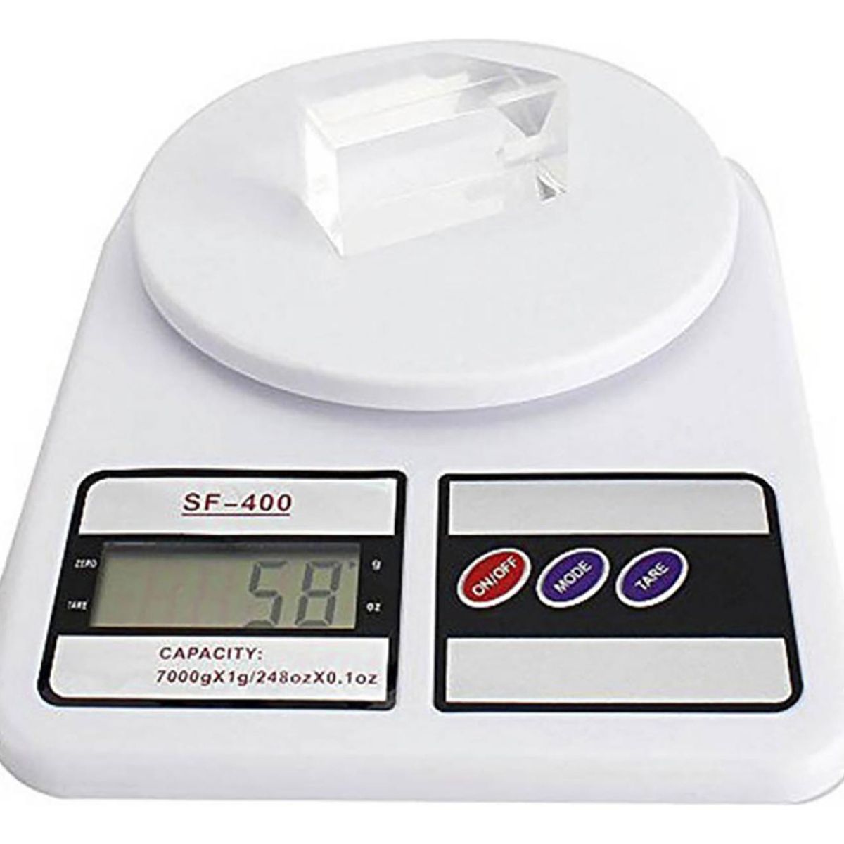 IMPORTCLICK - Pesa Digital Productos Cocina 10 KG Blanca - Blanco