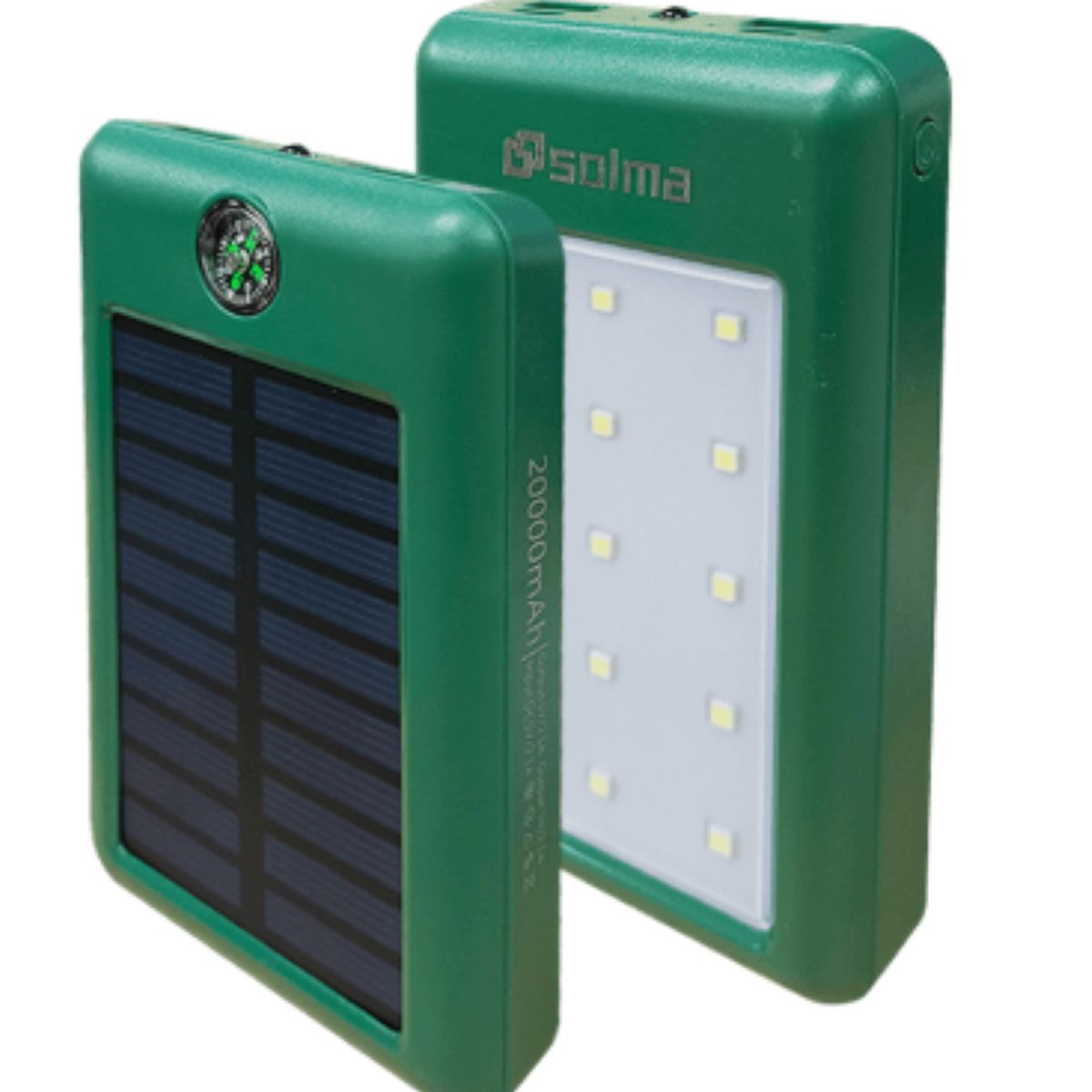 GENERICO - Bateria Power Bank Electrica Solar Portátil Multifuncional  Carga Usb