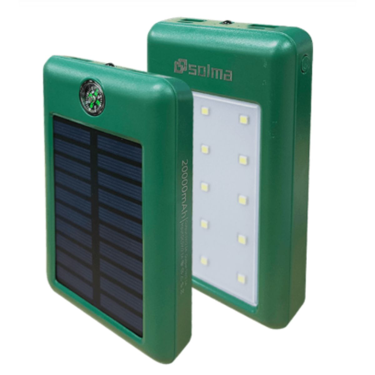 GENERICO - Bateria Power Bank Electrica Solar Portátil Multifuncional  Carga Usb
