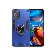 GENERICO - CARCASA ANILLO ANTIGOLPE PARA CELULAR MOTOROLA E32 COLOR AZUL