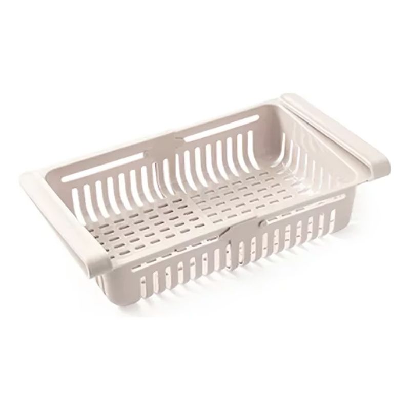 GENERICO - Canasta Cesto Para Nevera Refrigerador BEIGE