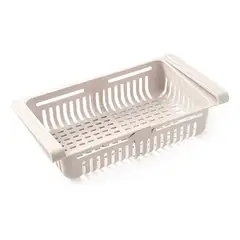 GENERICO - Canasta Cesto Para Nevera Refrigerador BEIGE