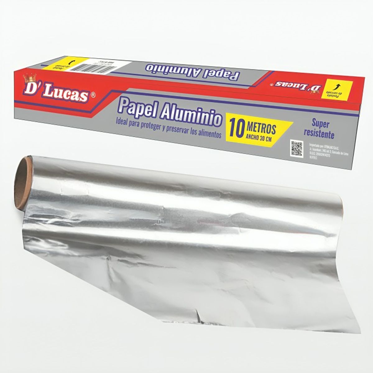 GENERICO - PAPEL ALUMINIO 10 METROS