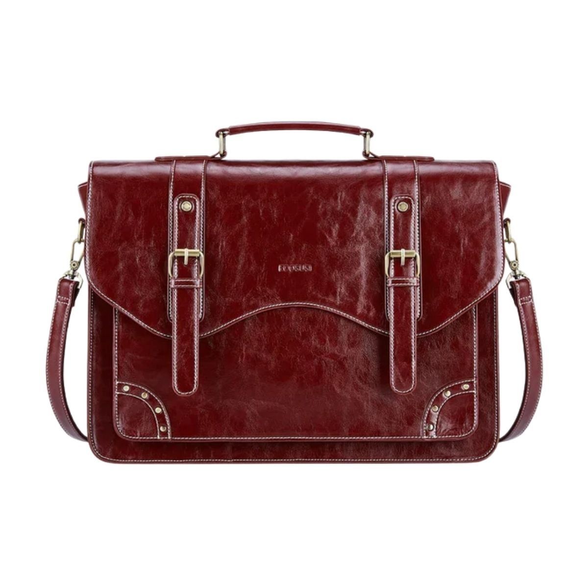 ECOSUSI - Ecosusi Maletín y Mochila Wilder con Remaches 15