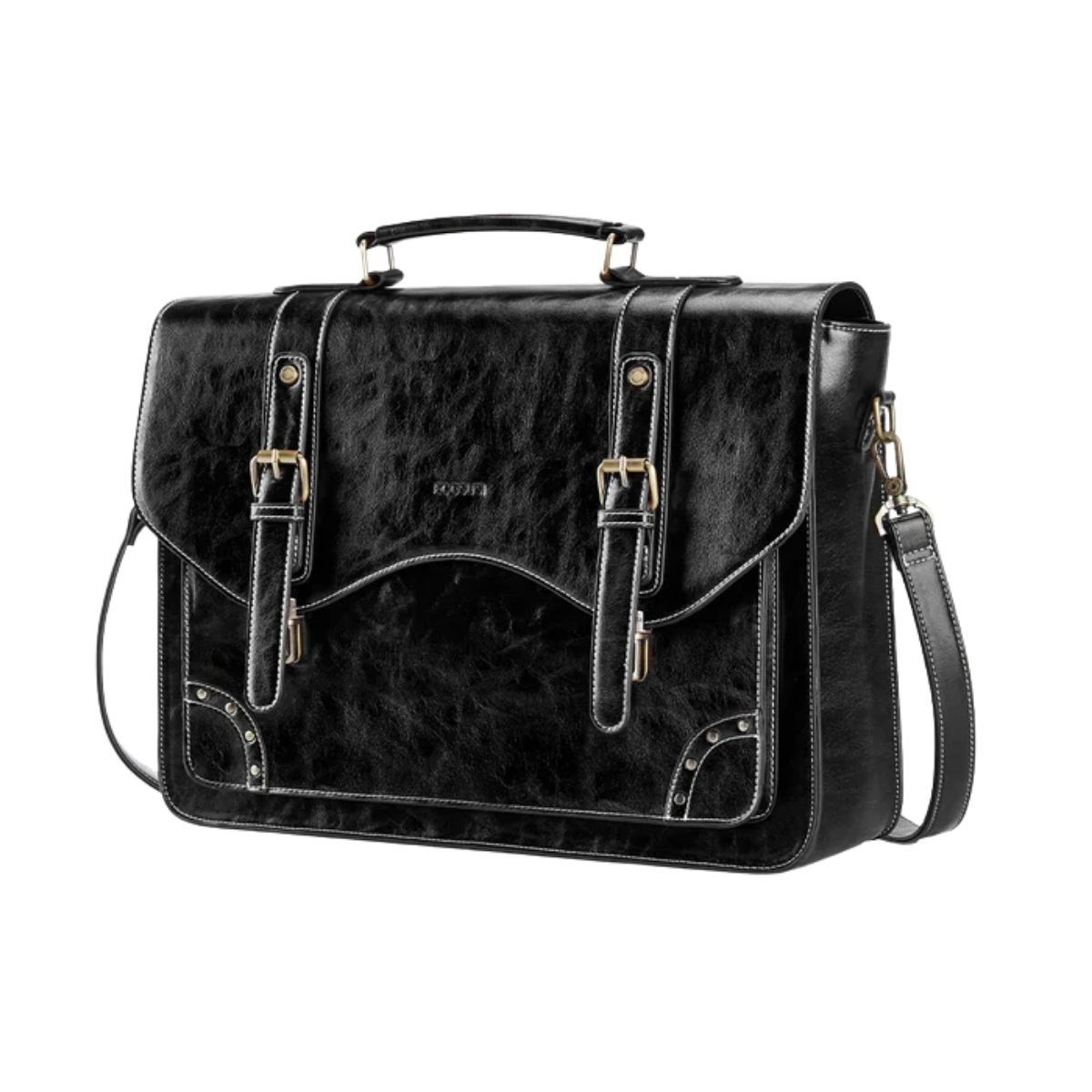 ECOSUSI - Ecosusi Maletín y Mochila Wilder con Remaches 15