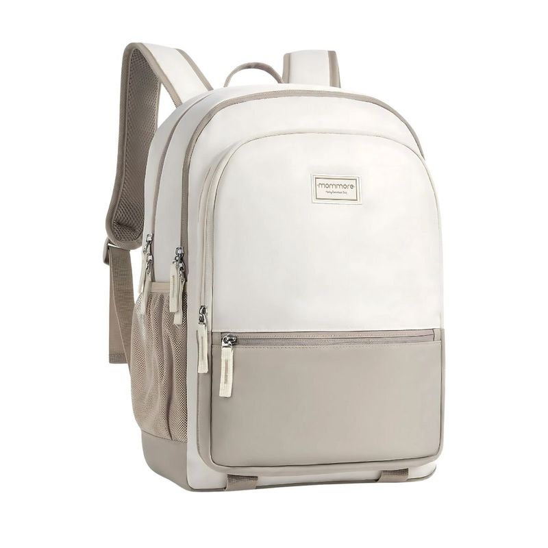 MOMMORE - Mommore Mochila Escolar Grande 3 Compartimientos 20L - Caqui