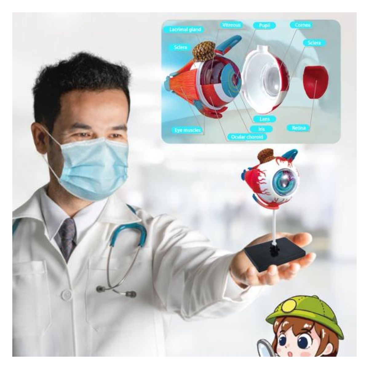 GENERICO - Ojo 4d Rompecabeza Puzzle Armar Didáctico Educativo 55514