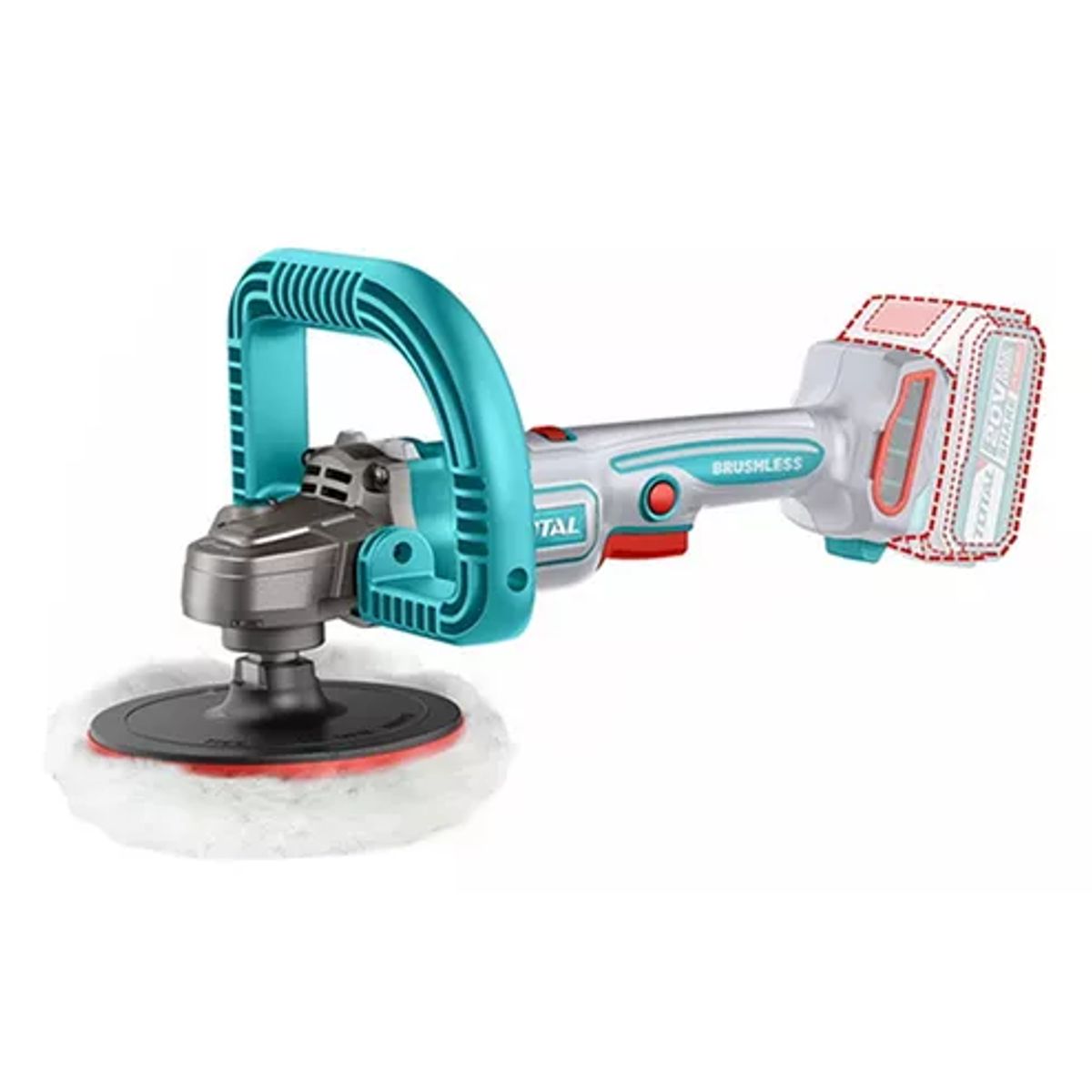 TOTAL TOOLS - Pulidora Inalámbrica 20v 180mm Total Tapli2018