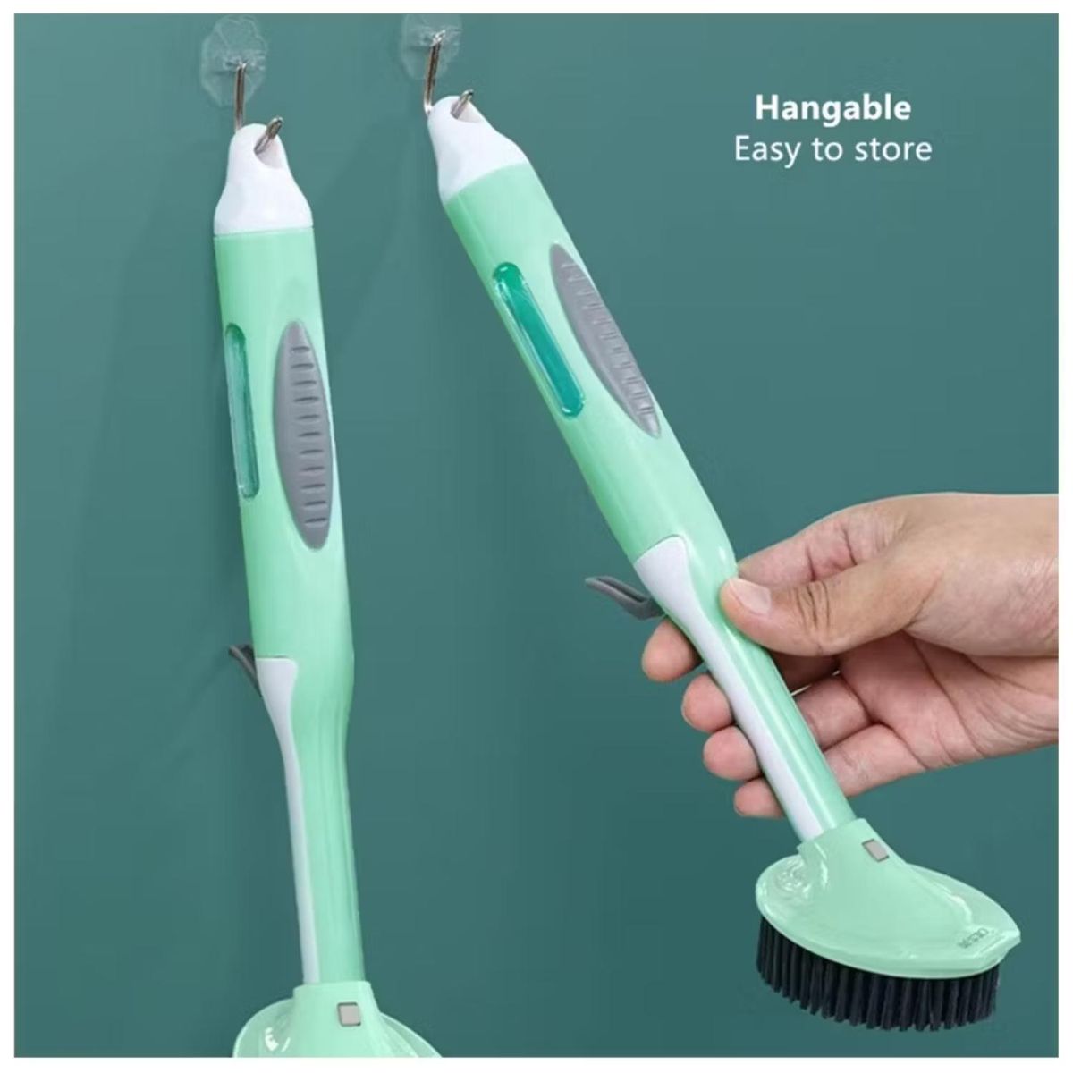 GENERICO - Cepillo Dispensador Lavaloza Moderno Y Practico