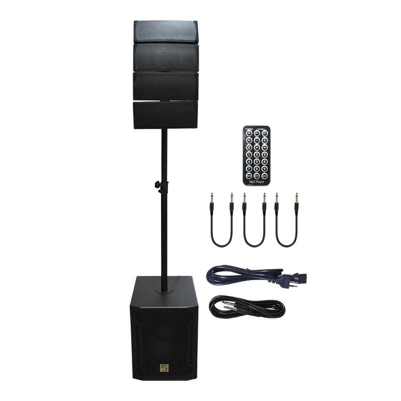 CIPRIANI - SISTEMA ARRAY SUB12+4 SATS 550W RMS 1500W MAX CIPRIANI CAR-124BT
