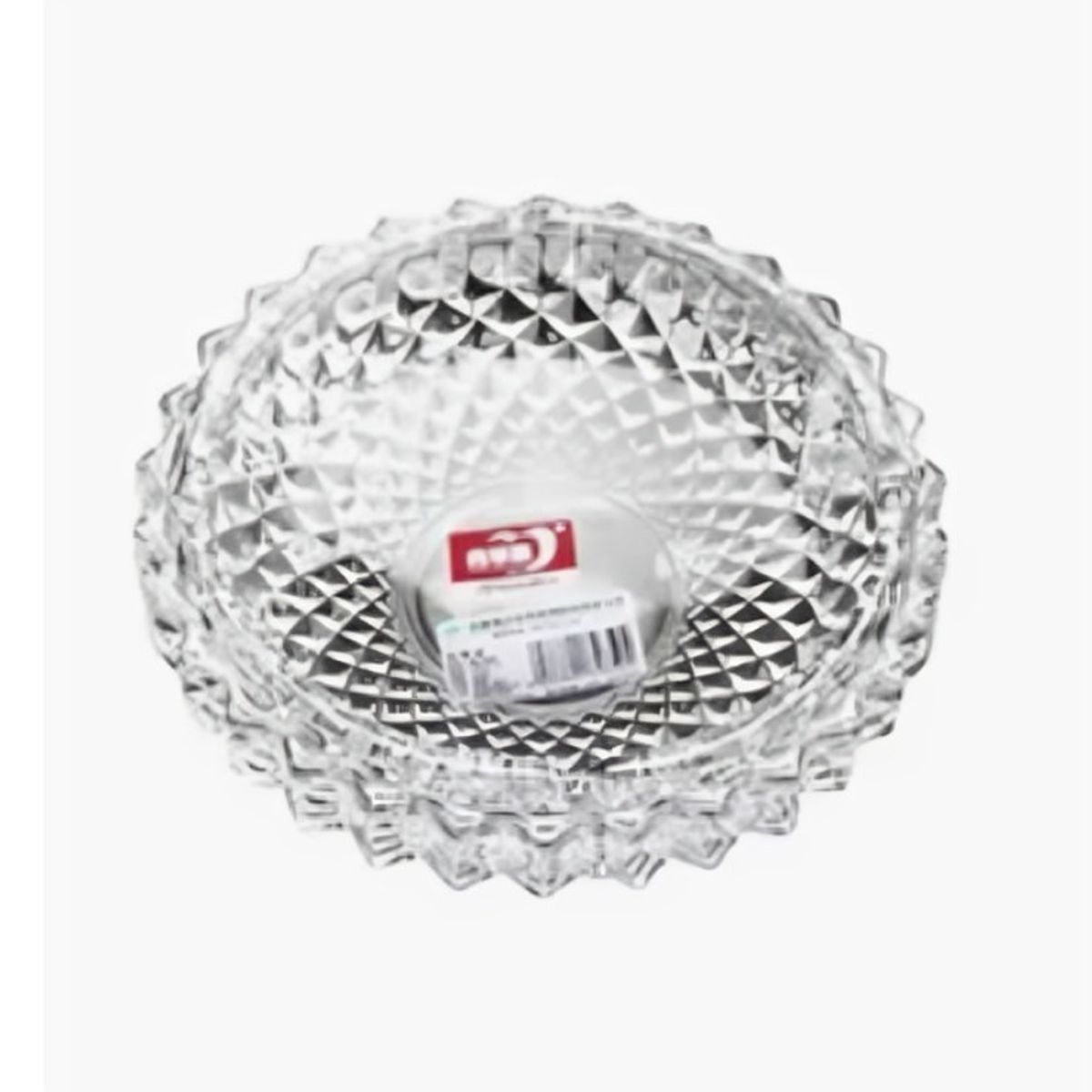 GENERICO - Cenicero De Cristal 10x4 Redondo Vidrio Reforzado