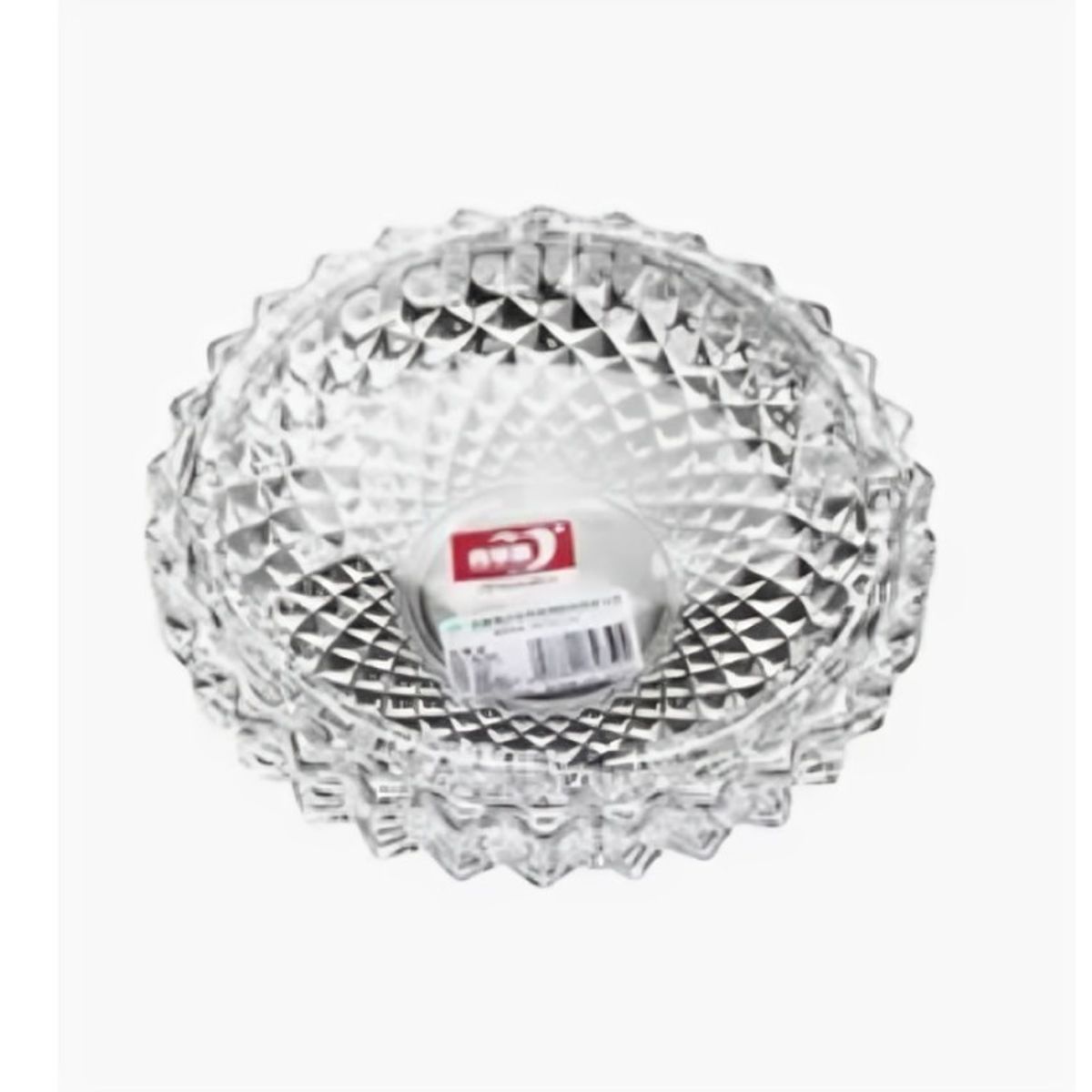 GENERICO - Cenicero De Cristal 10x4 Redondo Vidrio Reforzado