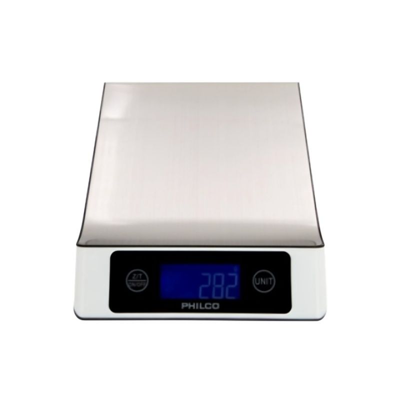 PHILCO - BALANZA DIGITAL SUPERFICIE ACERO PHILCO 1GR 5 KG