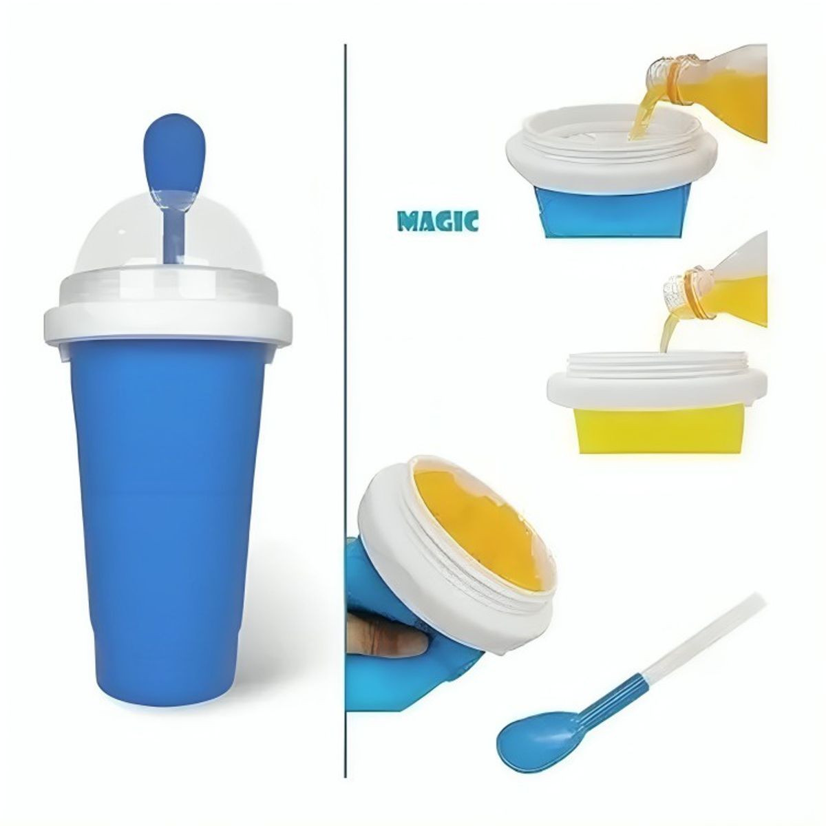 GENERICO - Vaso Congelado Rapido Taza Magica Granizado Frozen Magic