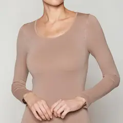MONARCH - Polera Esencial Manga Larga Nude