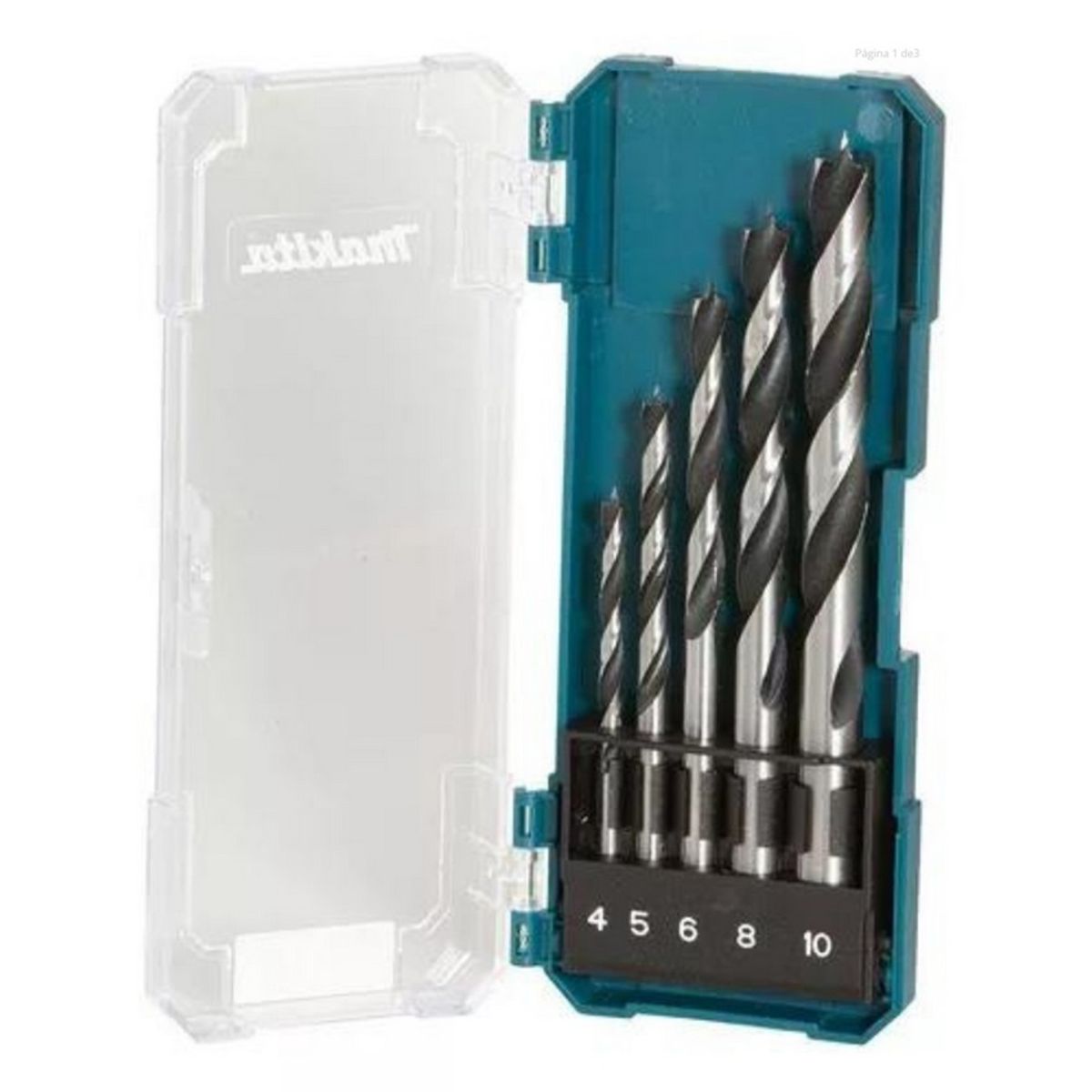 MAKITA - Set de broca madera Makita 5 unidades D-72861