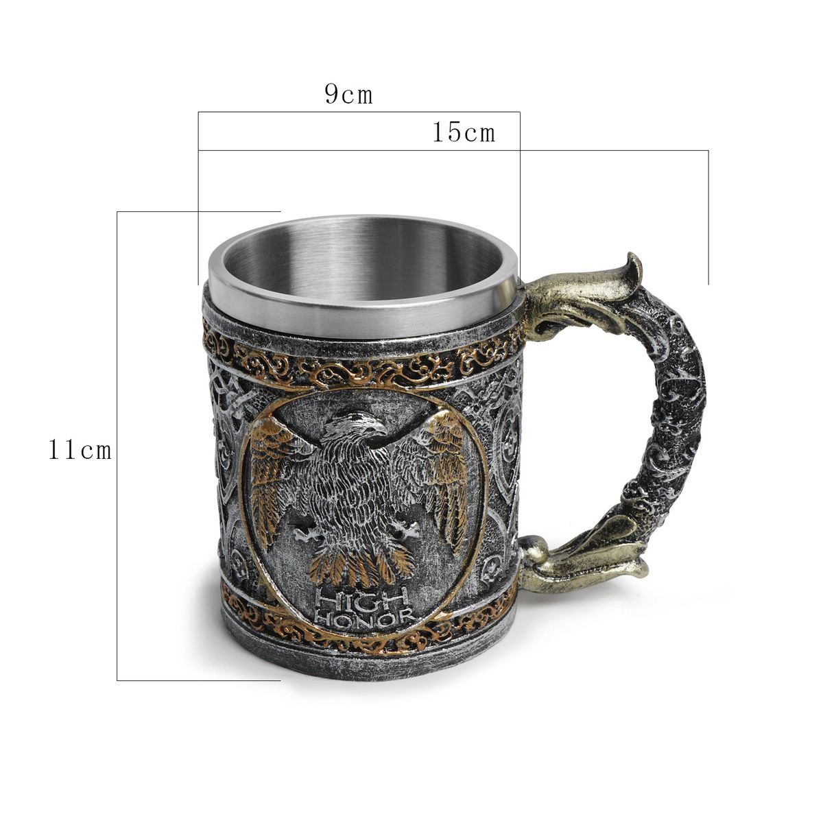 GENERICO - Tazon Game Of Throne 3d Siguil Casa Estoykuku - Negro