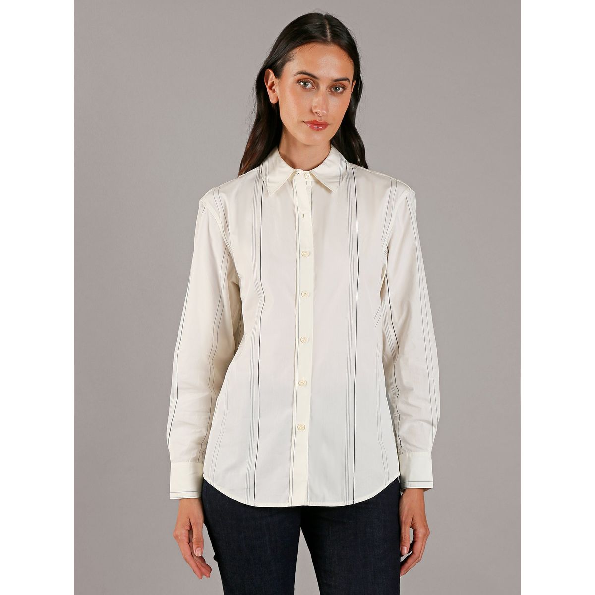 CALVIN KLEIN - Camisa Cotton Regular Fit Blanco Calvin Klein