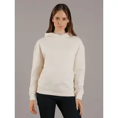 CALVIN KLEIN - Poleron con Gorro Hero Logo Beige