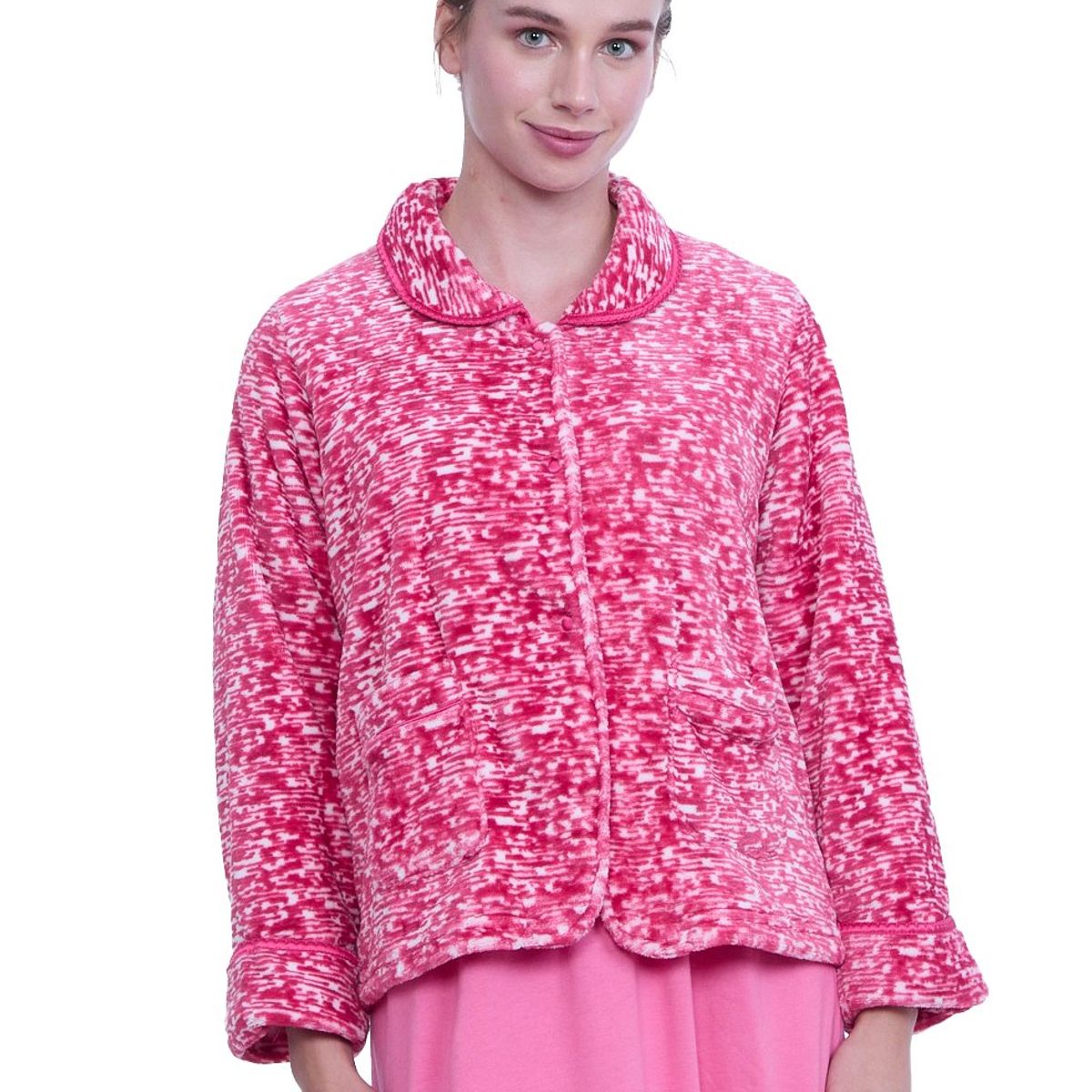 BECKIL - BECKIL COD B114 MAÑANITA POLAR ESTAMPADA