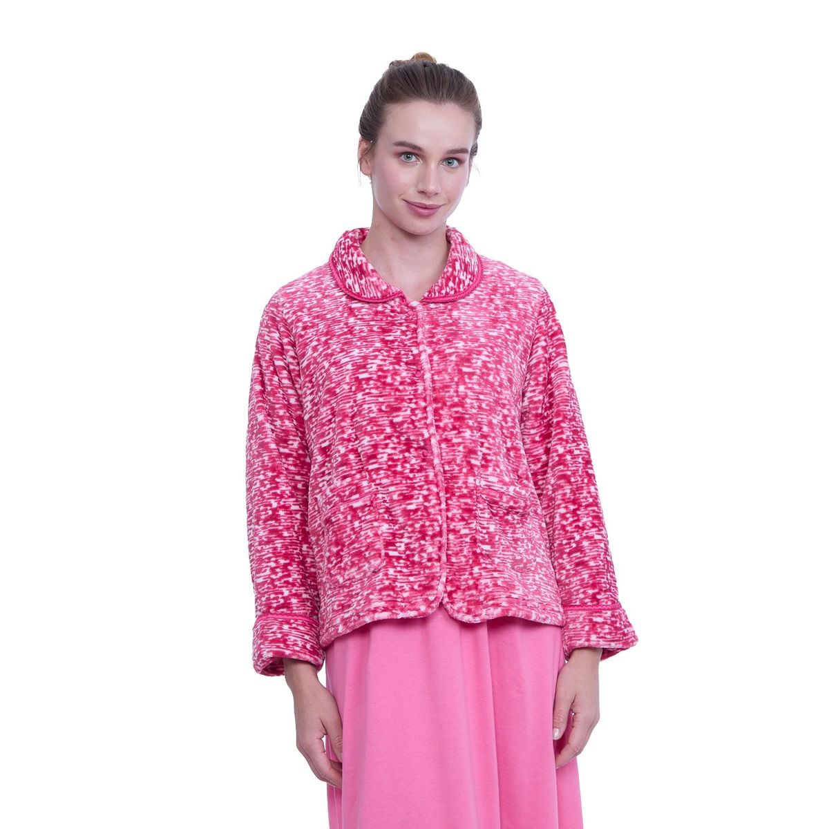 BECKIL - BECKIL COD B114 MAÑANITA POLAR ESTAMPADA