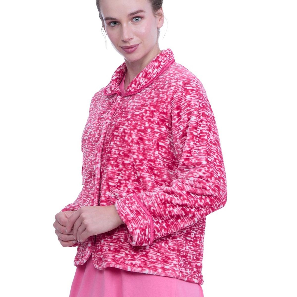 BECKIL - BECKIL COD B114 MAÑANITA POLAR ESTAMPADA