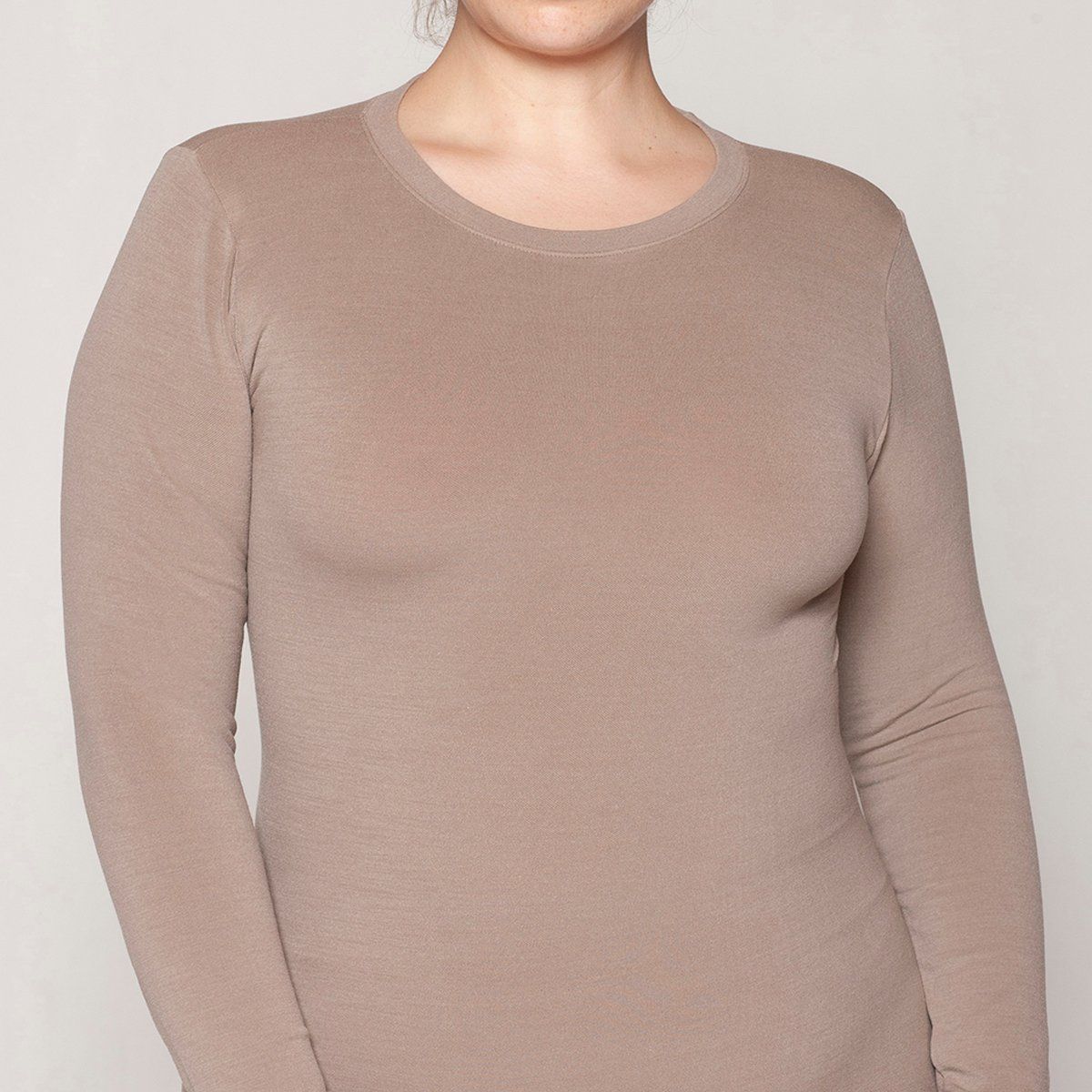 MONARCH - Polera Lana Merino Nogal Monarch