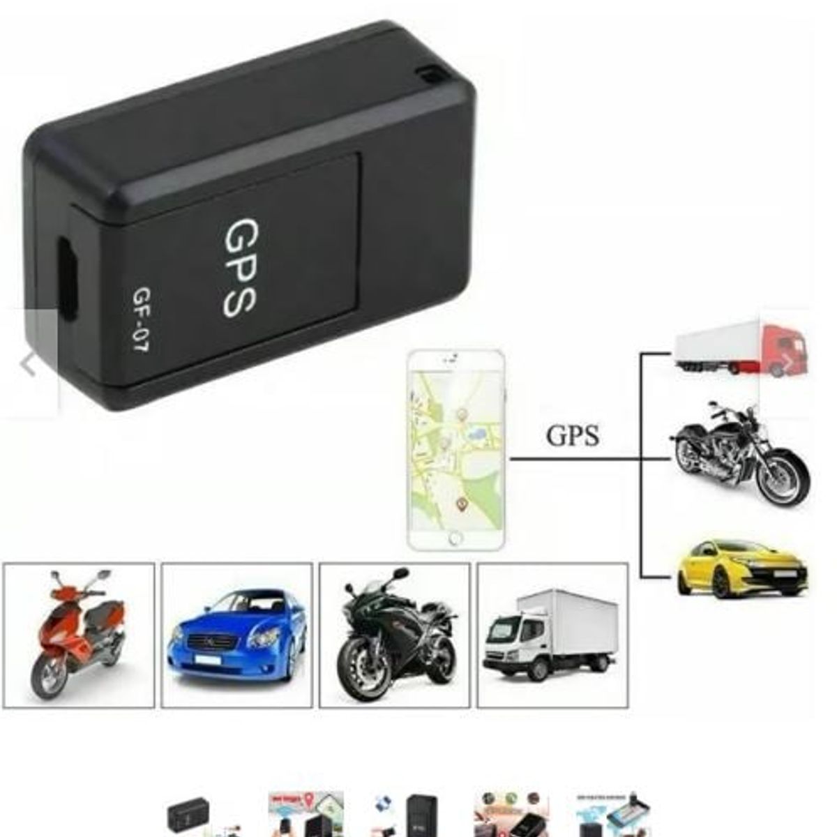 GENERICO - Rastreador GPS mini Tracker Auto moto llaves Mascotas