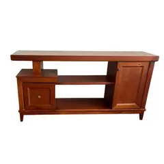 GENERICO - Rack tv XXL Florencia 1 puerta 150 cms NOGAL