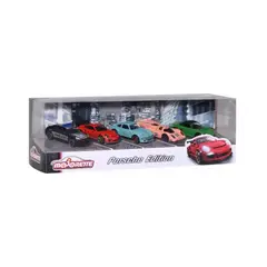 GENERICO - Juguete Pack 5 Autos 1:62 Metalicos Porsche Edition Infantil