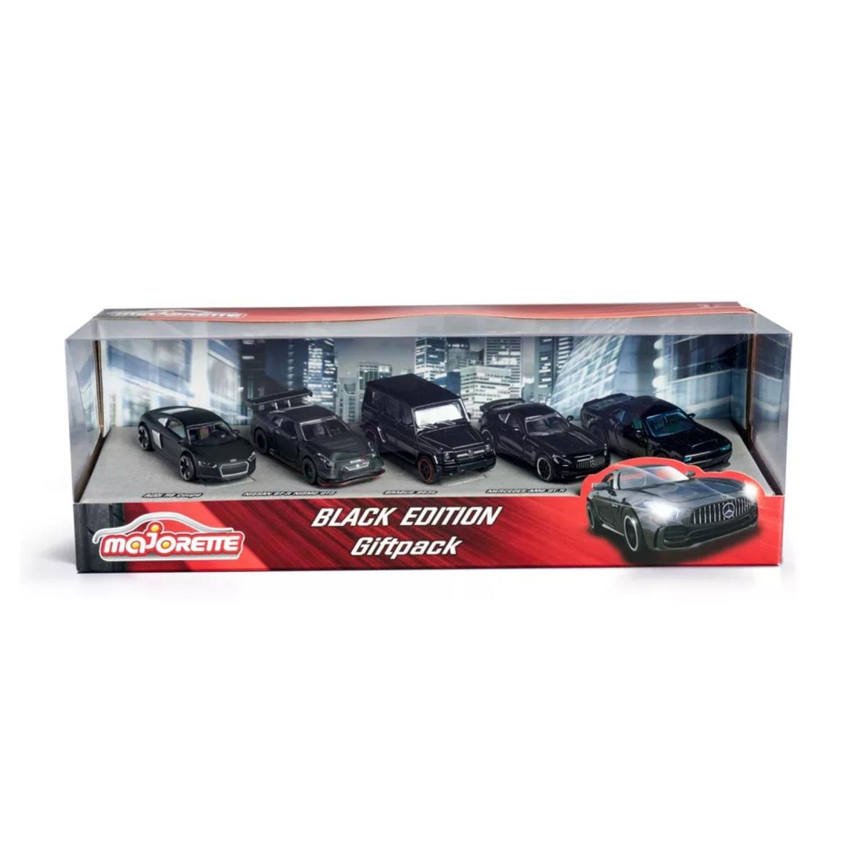 GENERICO - Juguete Pack 5 Autos 1:62 Metalicos Black Edition Infantil