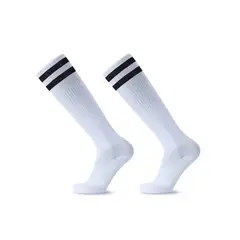 GARSIL - X6 Calcetas Deportivas De Futbol Con Lineas - Medias Soccer - Unisex