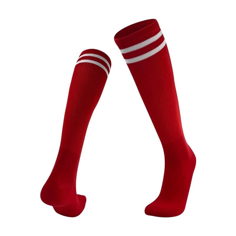 GARSIL - x6 Calcetas Deportivas De Futbol Con Lineas - Medias Soccer - Unisex