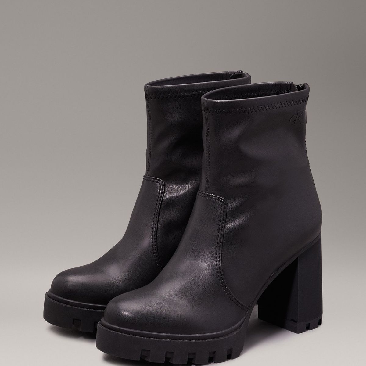 CALVIN KLEIN - Botas Heel Platform Negro Calvin Klein